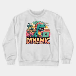 "Dynamic Dino-Tech" Crewneck Sweatshirt